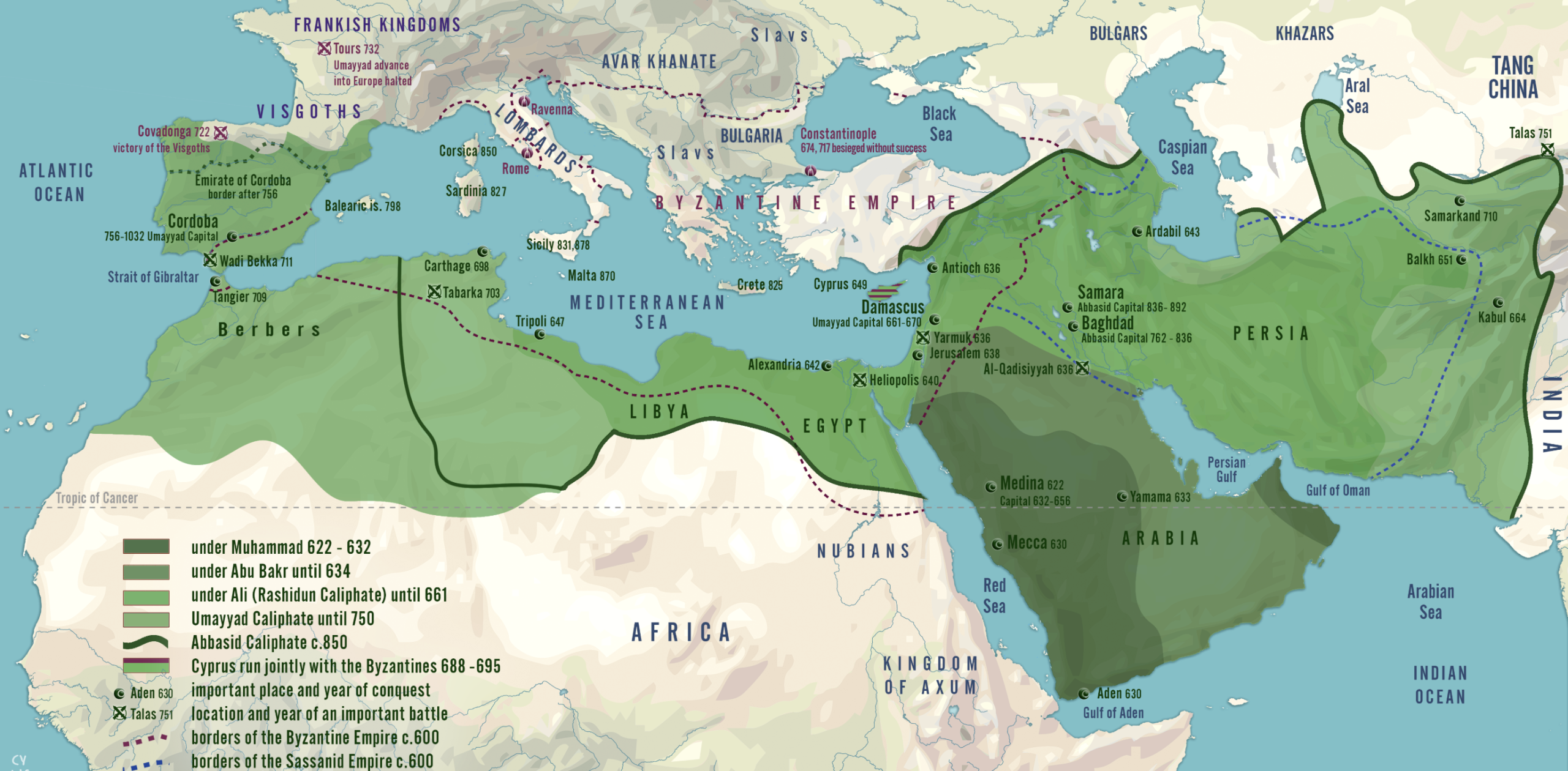 Islamic Expansion 7th-9th Century | sorinadumitru