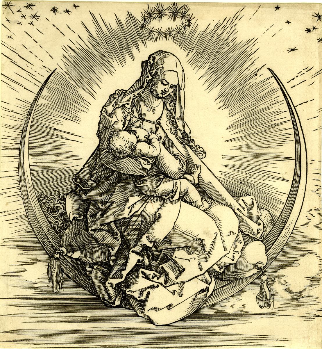 Virgin Mary on a Crescent Moon Durer | sorinadumitru